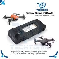 Baterai Drone E88 / E99pro / E100 Drone Battery 1800mAH Batre - techtonik - Techtonic