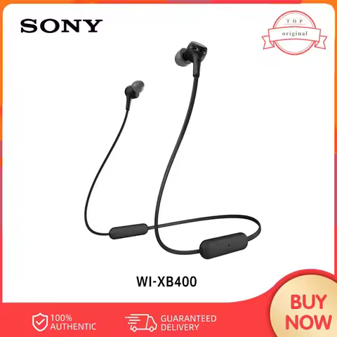 SONY Original Wi-Xb400 Wireless In-Ear Extra Bass Headphones with Bluetooth Quick Charge 12mm Driver
