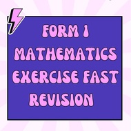 FORM 1 MATHEMATICS EXERCISE FAST REVISION‼️