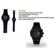 Sporty Al-Harameen solat dan qiblah watch azan iqamah alarm