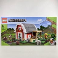 LEGO 21187樂高我的世界紅色谷倉拼裝積木 兼容我的世