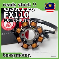 SUZUKI GSX110 / FX110 FUSE COIL SET STARTER ASSY MAGNET COIL FIELD COIL STARTOR COIL GSX FX 110