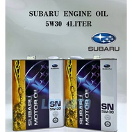 ORIGINAL SUBARU ENGINE OIL SN 5W30 5W-30 5/30 5W 30 FOR GASOLINE ENGINES SUBARU MINYAK HITAM