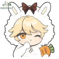 EARLFAMILY 13cm x 12cm For Genshin Impact Car Stickers Auto Luggage Bumper Toolbox Scratch 3D Decal 