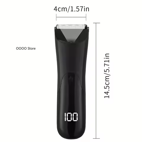 Body Trimmer, Electric Razor, Pubic and Underarm Hair Private Hair Trimmer, Ceramic Blade Grooming K