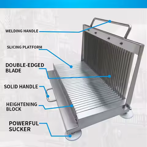 Manual Slicer Multi-function Slicing Hand Pressure Thickened Stainless Steel Vegetable Cooked Food S