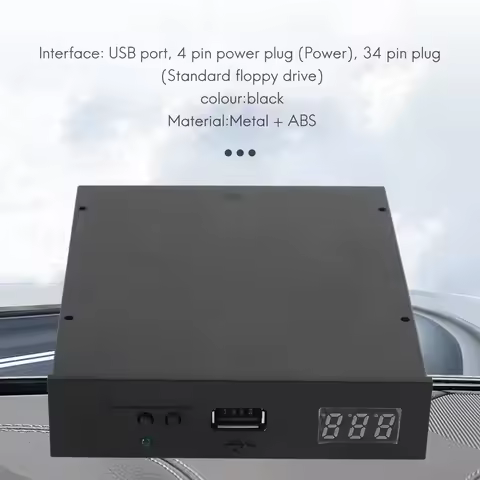 A52TVersion Sfr1M44-U100K Black 3.5 Inch 1.44Mb Usb Ssd Floppy Drive Emulator For Yamaha Korg Roland