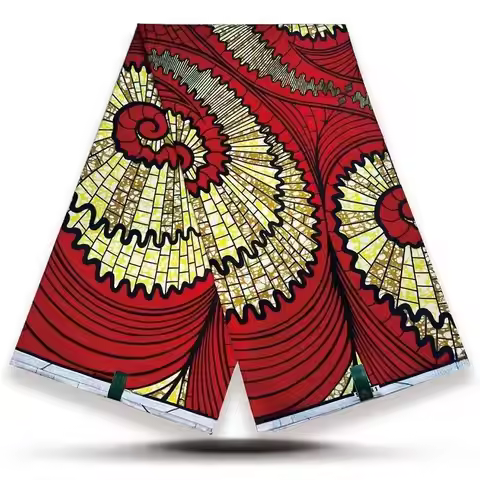 High Quality Pagne Guaranteed Veritable Original African Real Wax Fabric New Design 100% Cotton Soft
