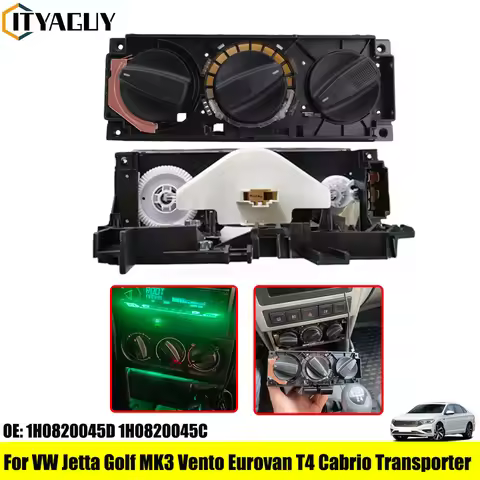 1H0 820 045C A/C Heater Control Panel Climate Control Switch 1H0820045C 1H0820045D For VW Cabrio Jet