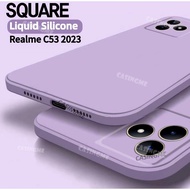 Realme C61 C63 C53 2023 Square Liquid Casing For Realme C53 C 53 53C RealmeC53 Realmi C53 4G 5G Phon