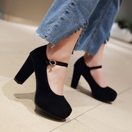 Strappy Suede Heels Size 34-43