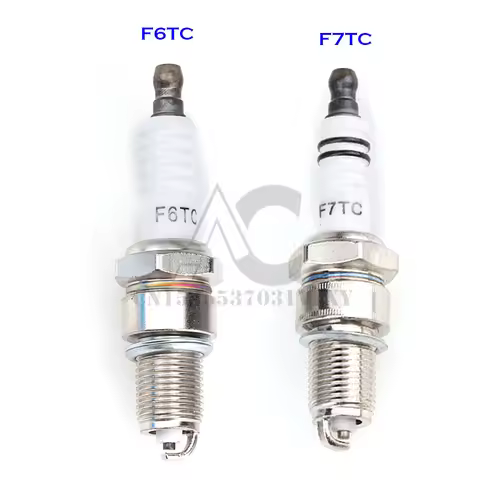 2 pieces of high-quality F6TC/F7TC spark plugs are suitable for all kinds of lawn mowers, electric s