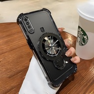 Casing For vivo Y11 Y12 Y15 Y17 1901 Y19 Electroplated magnetic folding stand luxury anti drop soft 