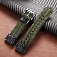 Nylon Strap 19mm Watchband for Casio FT-500WC-3B/5B Watch Canvas Sport Men Bracelet Military Outdoor