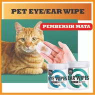 Pet Eye Wet Wipes For Cat Dog Pet Ear Wipes Cleaning Wipes kucing pembersih mata telinga kucing pemb