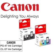 [Bundle of 2] Canon 47 Black ink 57 Color Ink Cartridge for PIXMA E480 E410 E400 E460 E417 E470 E317