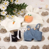 BLISS 20cm Cotton Doll Clothes, Carrot Bear Cotton Doll Costume Accessories, Idol Doll T-shirt Suit 