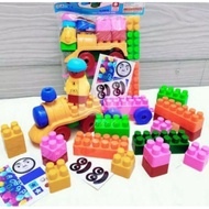Children's Toys Stacking Car Blocks Train Contents 32pcs/creative Children's Educational Toys Car Bl