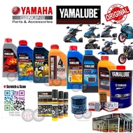 YAMALUBE YAMAHALUBE ENGINE OIL 4T FULLY SYNTHETIC 10W40 SEMI SYNTHETIC ORIGINAL (Ada QR Code)- Minyak Hitam Yamalube