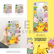 🇰🇷 Pokémon Glitter Case 韓國 寵物小精靈 比卡超 伊貝 小火龍 車厘龜 Pokemon 流沙 手機保護套（適用多款型號） iPhone14 iPhone 14 iPhone13