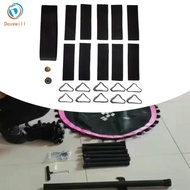 Dovewill Trampoline Triangle Buckle Webbing Repair Hardware Mesh Patch for Trampoline Safety Mat 14f