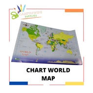 chart world map/ big world map