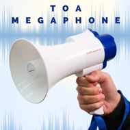 BARU Taffware Toa Megaphone charger Bluetooth pengeras suara mini U Disk Recording Alert 5W - Putih
