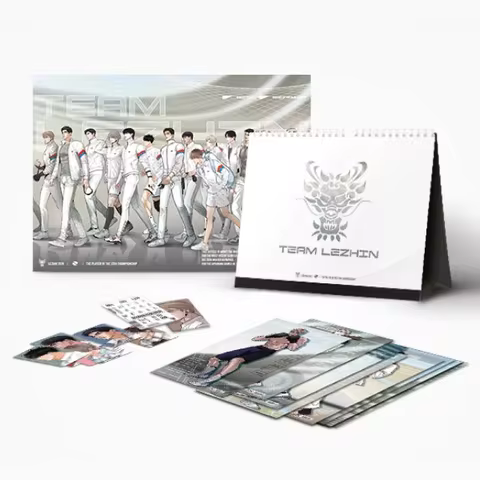 Lezhin 2024 calendar set Season's Greetings Team Confirmed purchase, limited quantity pre sale [Offi