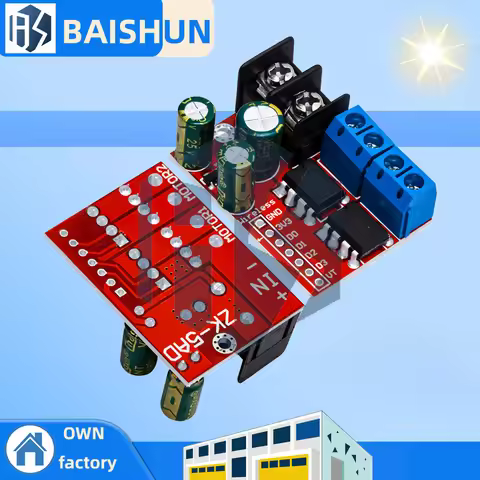 H Bridge Remote Control 5A 3V-14V Dual DC Motor Drive Module Voltage Reverse PWM Speed Regulation Do