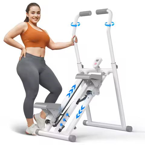 Home Use New Version Vertical Climber Rock Climbing Stair Cardio Stepper Machine Trainer Fitness All