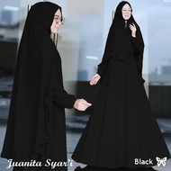 Hopylovy - Juanita Syari Jersey Dress (Including Bergo)