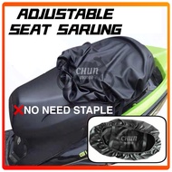 Seat Sarung Motor / Ganti Seat Cover Kusyen (TAK PAYAH STAPLE) LC/AVANTIZ/SOLARIZ/EGO/Y15/MR2/RS150/