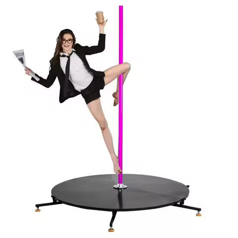 Freestanding Por- Adjus- Dance Pole for Home Club Gym Party Bar Stage Fitness