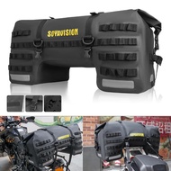 Waterproof Motorcycle Rear Seat Bag Travel Luggage Bag 20L  80L 100L Motorcycle Powersports Tail Bag
