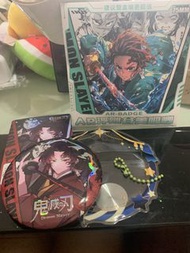 鬼滅之刃 AR浮雕谷美吧唧連掛繩<繼國緣一>