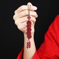 PHONE HOOK, HANDBAG 5 COINS WITH FIVE COINS IN CHU SA H.OÁ S.T, BINH AN