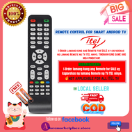 ITEL Smart TV Remote STAR-X ANDROID TV Remote Replacement TV LED ITEL Remote. (Mag basa bago ma orde