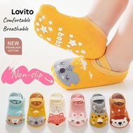 Lovito Casual Cartoon Flat Shoes Socks for Baby & Kids LCS099126