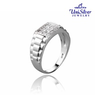 Unisilver 925 Watch Strap Mens Ring (MRS02-1001)