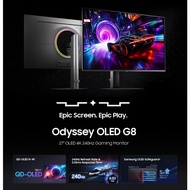 # SAMSUNG LS27FG812SEXXS - 27" Odyssey OLED G8 G81SF 4K 240Hz Gaming Monitor #