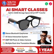 In Stock AI Smart Glasses 800W Pixels Camera Bluetooth Call Translation Built-in Speaker Headset APP