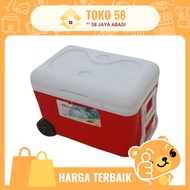[Shipping Warranty] 70 Liter Square Ice Box + Keye 389-10 Wheels / Pcs