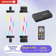 Coolmoon | RGB Sync 4th Generation Power Supply Extension Cable 24 Pin