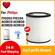 For Philips FY0293 FY0194 AC0819 AC0830 AC0820 AC0810 800 800i Series Air Purifier Pure HEPA Filter 