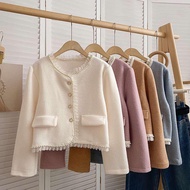 Bevy TOP WOOL/TOP/OUTTER/CARDI/BLAZER KOREAN TWEED IMPORT