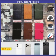 Bao da iPhone iP 17 Pro Max PM 17PM 17ProMax/ 17 Pro 17Pro/ Air 17Air chất da cao cấp có ngăn thẻ nắ