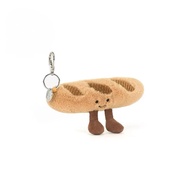 JC Amuseables Baguette Bag Charm Plush Keychain Toys and Gifts Food Doll Birthday Presents
