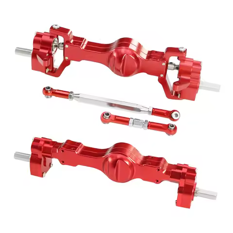 WPL C74 CNC Aluminum Front Rear Portal Axle Set Complete Axles For RC Car 1/16 WPL C14 C24 B14 B24 B