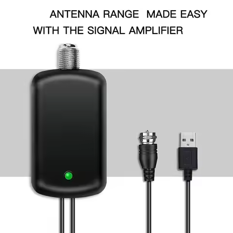 1 Pcs Digital TV Antenna Amplifier Signal Enhancer 4K UHD High-definition TV Antenna Signal Receiver