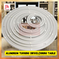 READYSTOCK!!!Aluminium Swivel Base Dining Table Turning Lazy Susan Plate Alat Bulat Pusing